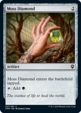  4x Moss Diamond - Foil Near Mint, English Commander Legends MTG Magic