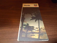 1975 Chevron Florida Vintage Road Map 