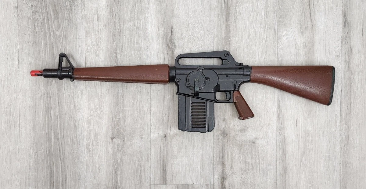 Vintage Marx Toys M16 Assault Rifle Toy Gun