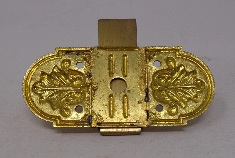 tres beau verrou d'interieur ancien ,  laiton ? parfait état ,  a voir - Photo 4/4