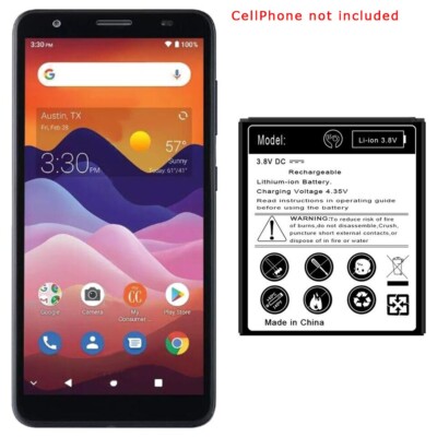 Long Lifespan 2800mAh Extended Slim Battery for ZTE Blade A3 Joy Z5156CC Phone
