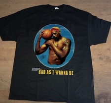 Vintage 1996 Dennis Rodman Black Men S-234XL T-shirt A407