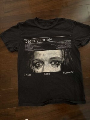 Destroy Lonely Tour T-shirt Cotton For men Women S-4XL BO1130