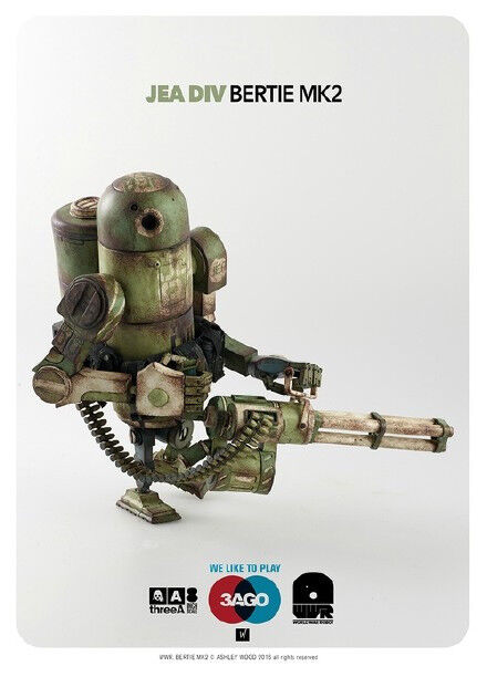 ThreeA 3A TOYS GO Sandcrab Bertie World War Robot WWR World ThreeA 3A TOYS GO Sandcrab Bertie World War Robot WWR World