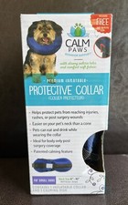 Calm Paws Inflatable Protective Collar With Calming Disk Small Dogs 6 - 10 Neck