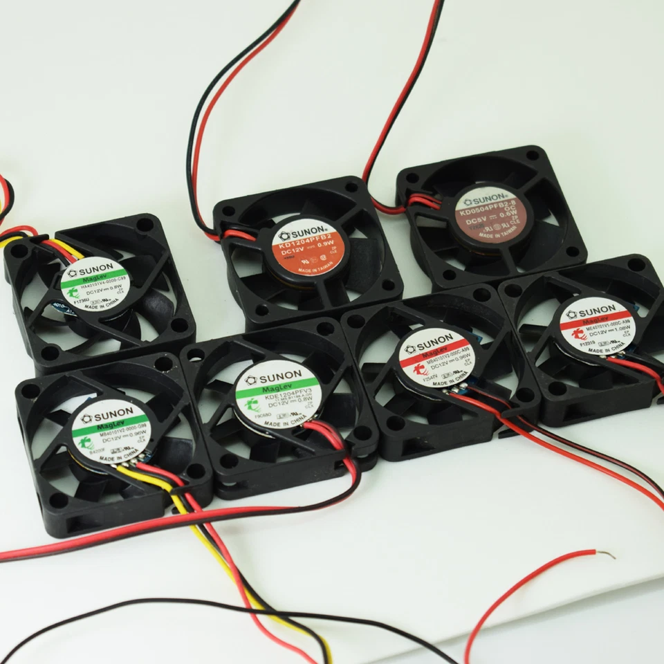 10pcs SUNON DC Cooling Fan 40x40x10mm 4010 2pin/3pin 0.6W/0.8W/0.9W/0.96W/1.08W - Image 3 of 3