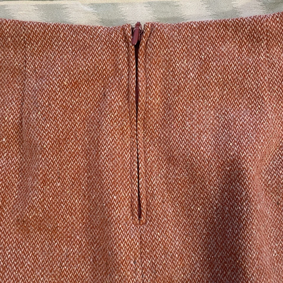 Falda Tweed Talla 8 Benetton Línea A De Colección Academia Trad Elegante Escuela Niña Mod Foto 4 de 4