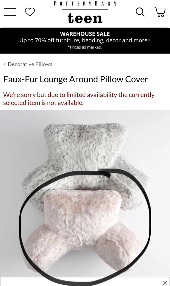 Funda de almohada Pottery Barn Teen de piel sintética para salón alrededor manchada ROSA NUEVA Foto 3 de 4