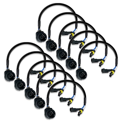 HID Relay Harness for D2S/D2R/D2C Bulbs | 35W/55W AMP Adapter & Connector 10Pack