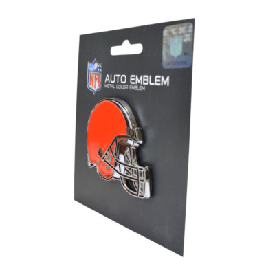 Official Licensed - NFL Cleveland Browns 3D Auto Metal Color Emblem