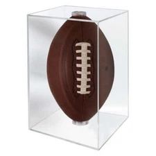 Ultra PRO Football Clear Display Case UV Blocking Holder with Built in Cradle