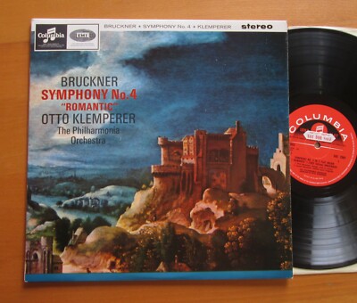 SAX 2569 ED1 FACTORY SAMPLE Bruckner Symphony no. 4 Klemperer NEAR MINT Columbia