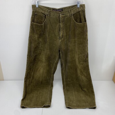 OTB On the Brink Pants Mens 38(34)x27 Y2k Corduroy Vintage Baggy