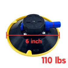 6" Vacuum Suction Cups Hand Pump 110lbs Glass Lifting Auto Repair-Tools heavy