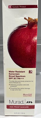 Murad Water Resistant Suncreen SPF 30+, PA++, 4.3 oz. - EXP: 9/2016