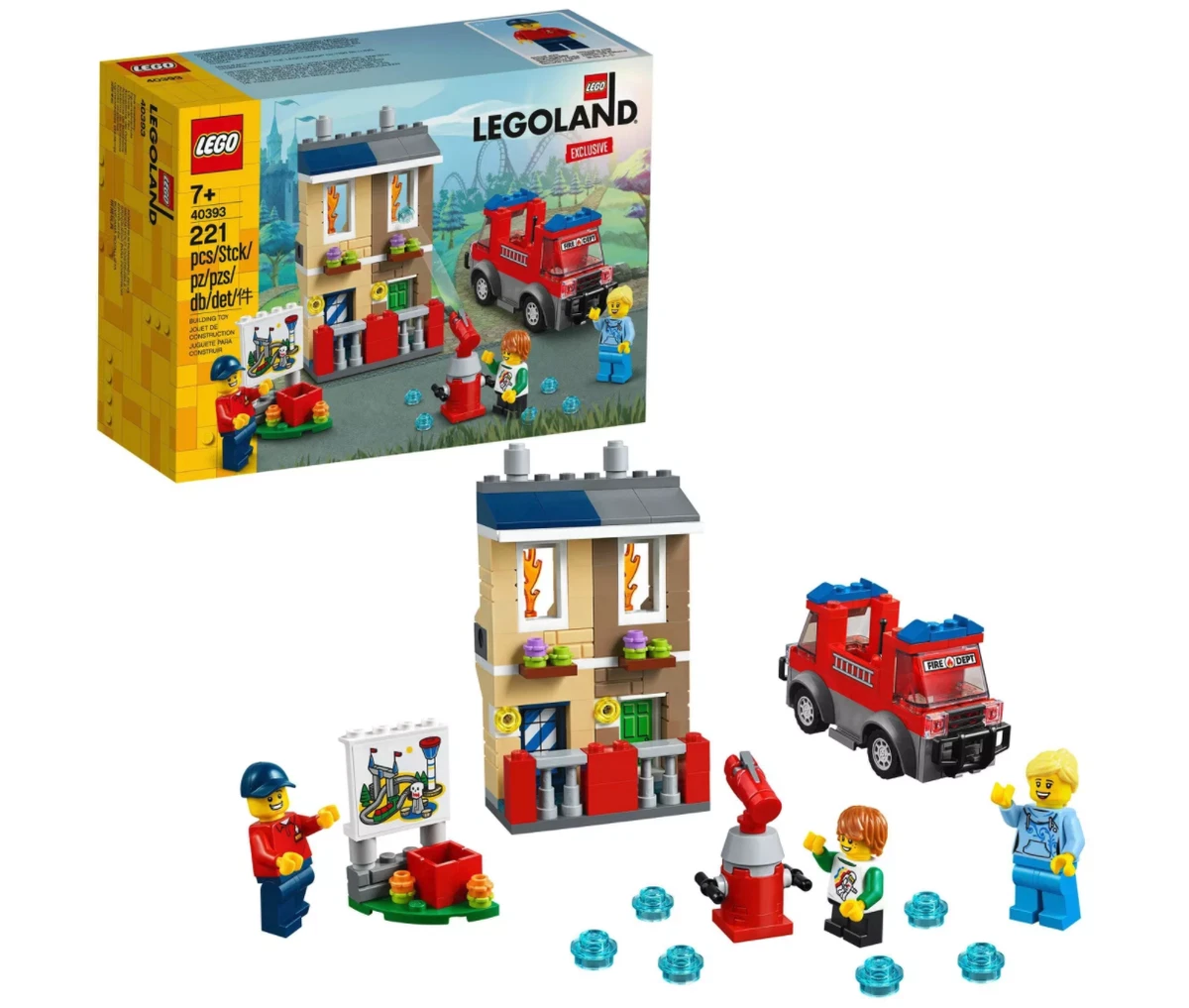 LEGO 40393 LEGOLAND Exclusive Fire Academy Department Set 221 pcs