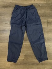 Nike Vintage Windbreaker Pants Youth XL Nylon Navy Fits Men  s S Size As Well 