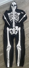 Tipsy Elves Halloween Skeleton Costume Adult Size Large L jumpsuit Pajamas