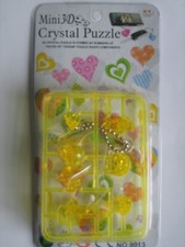 Mini 3D Heart Yellow Phone Strap US Seller 