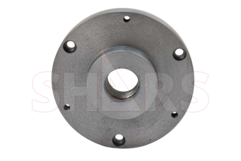 6" Fully Machined Threaded Back Plate 1-1/2-8 For 3 or 4 Jaw Self ...