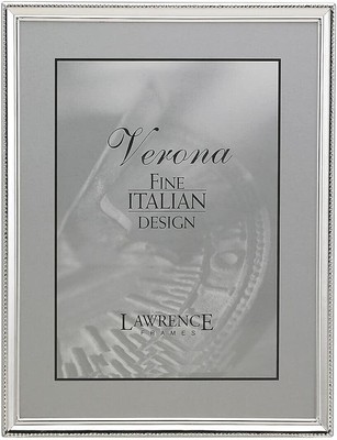 Lawrence Frames 11657 Polished Silver Plate 5x7 Picture Frame - 5x7, 
