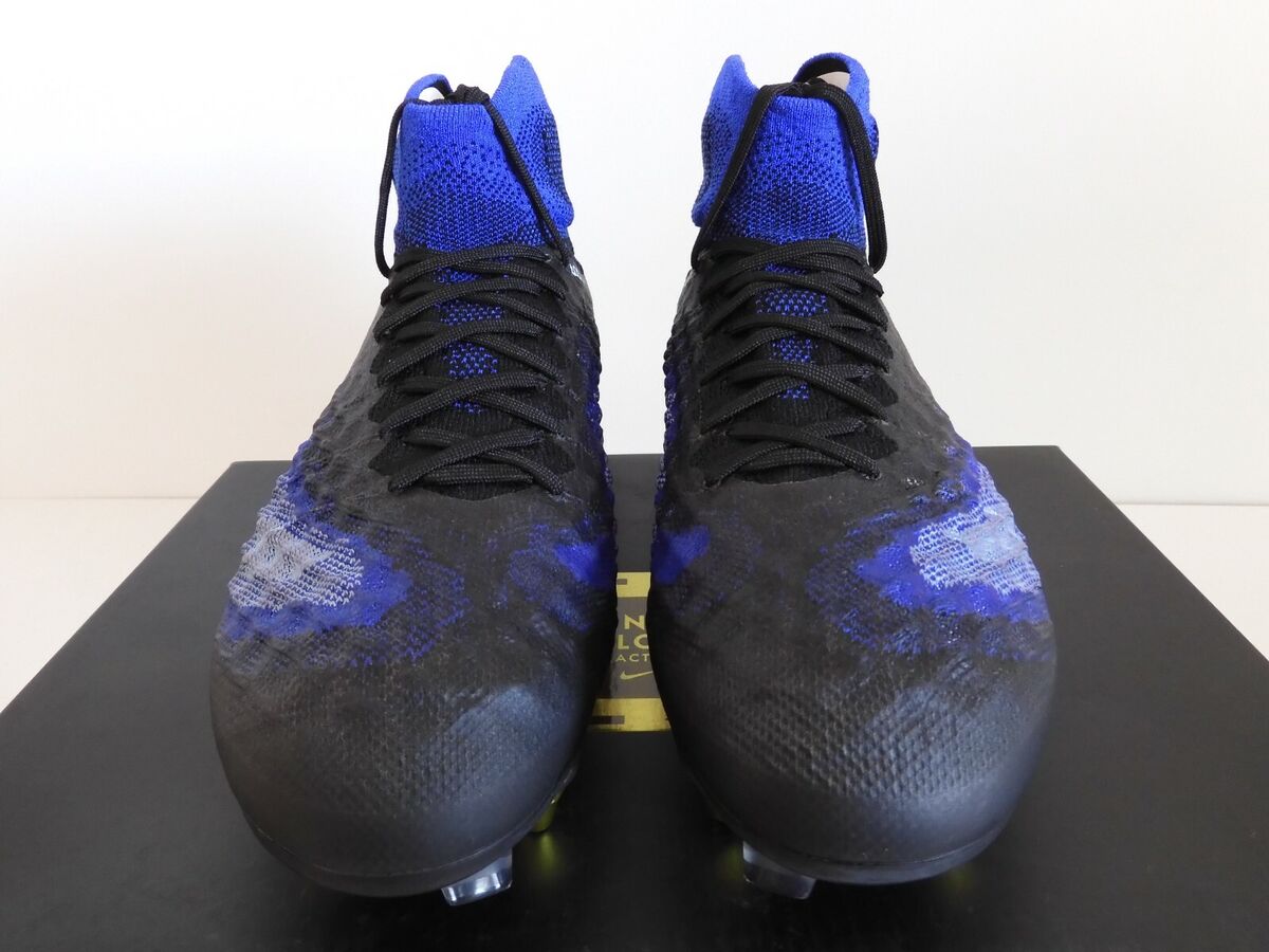 Nike Magista Obra II Sg Pro Ac Anti Clog Black-Blue Sz 8 Nike Magista Obra II Sg Pro Ac Anti Clog Black-Blue Sz 8