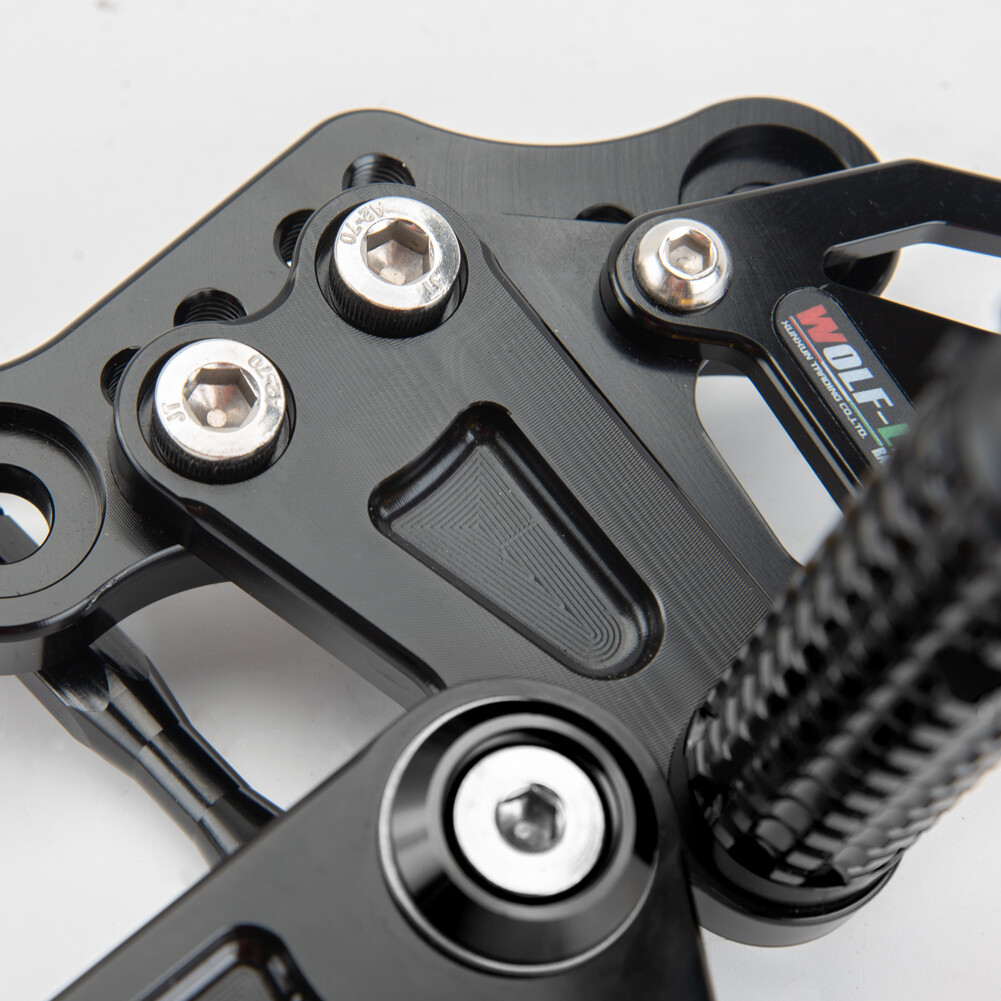 WOLFLINE Rearsets Foot Peg Footrest Footpeg For Kawasaki Ninja 400