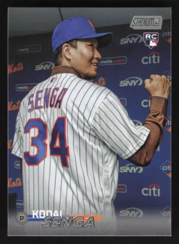 Kodai Senga RC 2023 Stadium Club #185 New York Mets