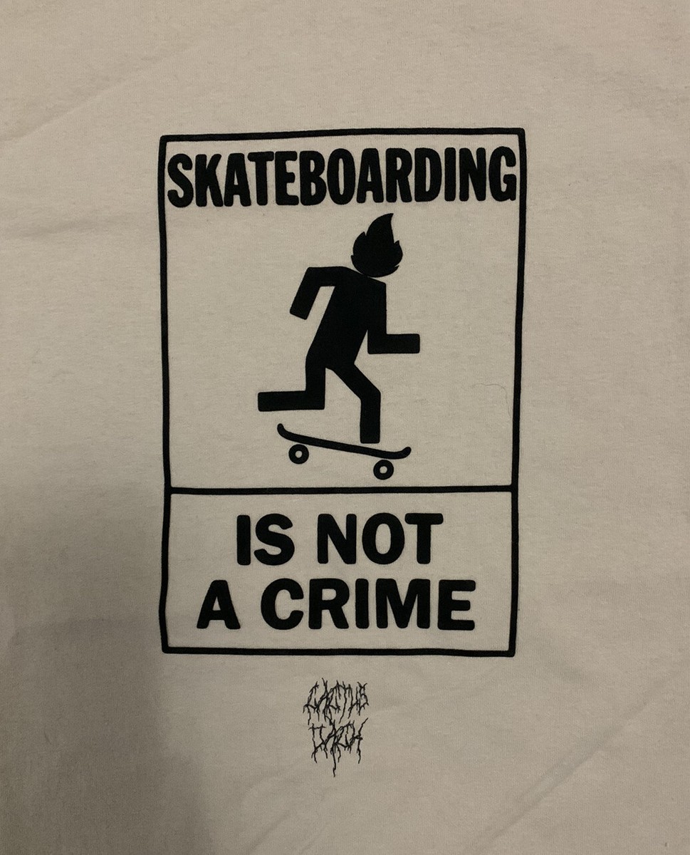 Travis Scott Cactus Jack Skateboarding Is Not A Crime T