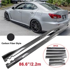 86.6 Carbon Style Side Skirt Rocker Panel For Lexus Is250 Is350 Is300 Is200t