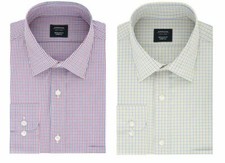 Men's Dress Shirt Arrow Regular Fit Stretch Plaid size S, L NEW