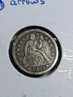 1853 US SEATED LIBERTY W/ Arrows DIME 10C NICE COIN SEE PHOTOS Item F28E20