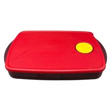 Tupperware Mikrowellengeschirr Warm Up Rot Microcook Mikroplus 2 Mikrofix Menü