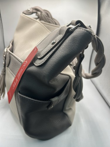 Rosetti Smoke Tassel Twisted Schultertasche, geflochtene Griffe Neu mit Etikett - Bild 4 von 17