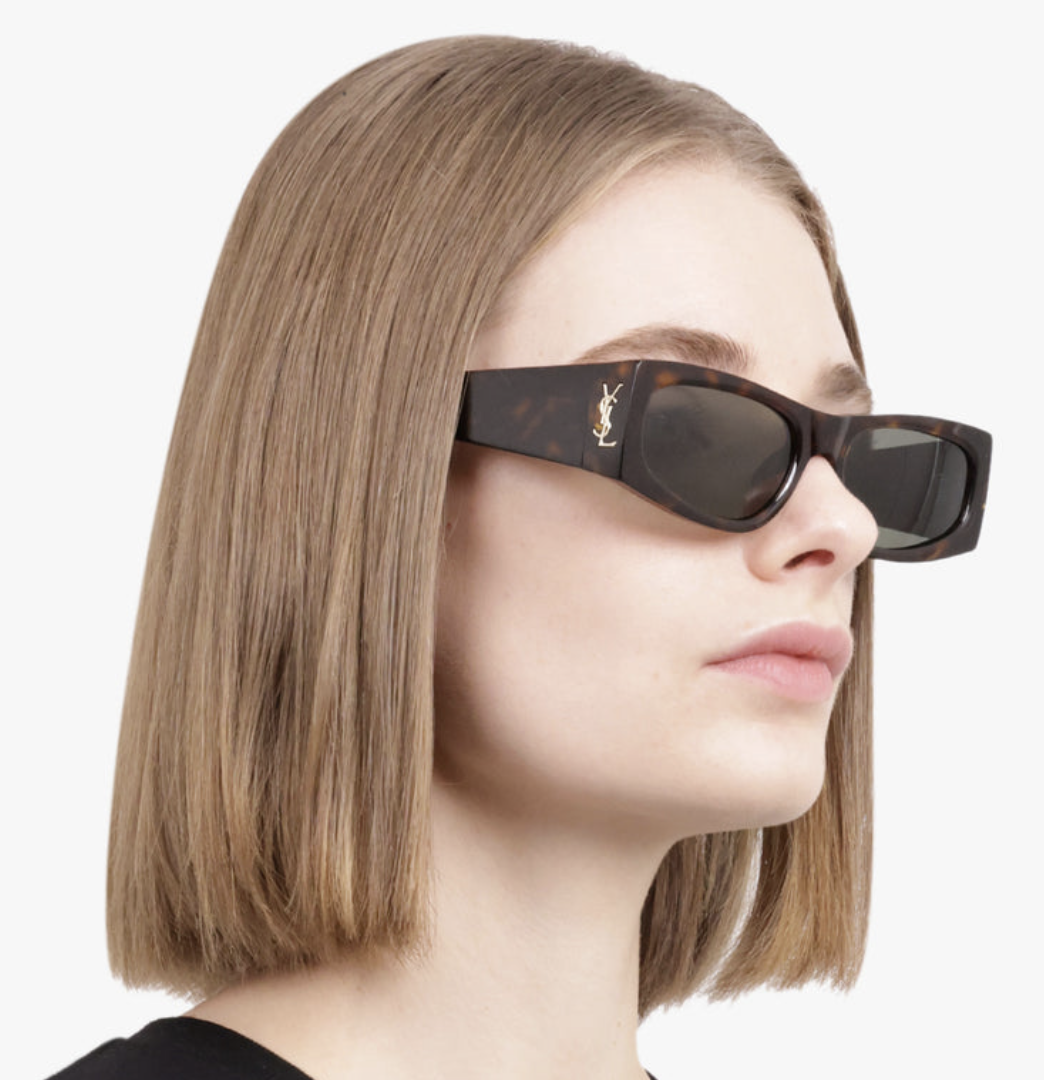 NUOVI occhiali da sole Yves Saint Laurent SL M140 F 003 56 mm 100% autentici