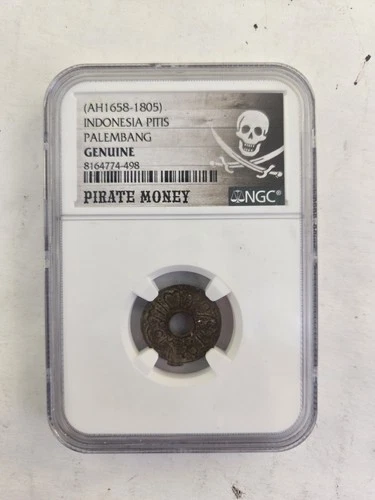 AH1658-1805 Indonesia Pitis Palembang NGC Pirate Money 