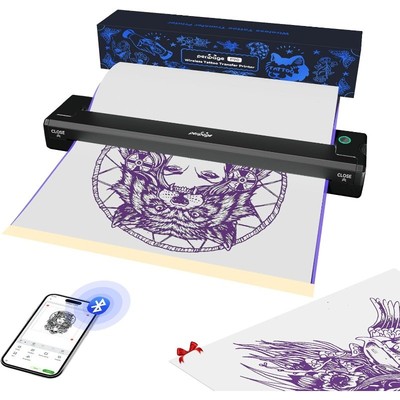 PeriPage Wireless Tattoo Stencil Printer - Professional  USB Connectivity