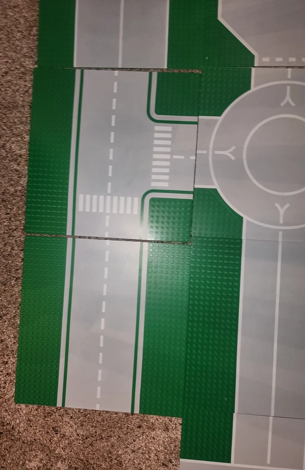 Lote de 8 placas base Lego Green Airport Runway Foto 3 de 4