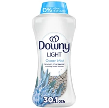 Downy Laundry Beads Ocean Mist Light Downy Scent Beads Booster Size 30.1oz