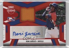 2023 Elite Extra Edition DPL Material Signatures Red 25/49 Roni Garcia Auto 0zp0