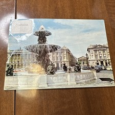 Postcard Fountain Sous Le Ciel De Paris