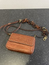 Staud Tommy Bag Croc Effect With Extra Strap