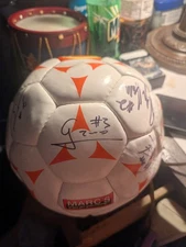 Tide Soccer Ball Autographed By Team
