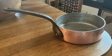 Vintage/Antique French E Dehillerin Paris Copper Sauté Pan Copper Rivets 8 3/4