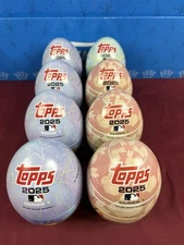 2025 Topps Baseball Series 1 Easter Egg Tins - EMPTY - Lot Of (8)