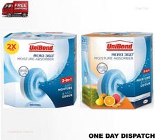 Image of UniBond AERO 360 Moisture Absorber Refill Tab 2 x 450g choose your scent