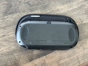 Sony PS Vita PCH-1001 Black Handheld Console with Charger and Case - WORKING!