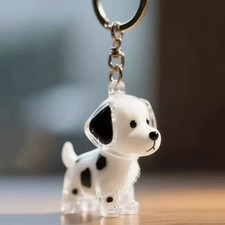 Dog Hair Storage Pendant Keychain Transparent Pet Fur Keepsake Capsule DIY Decor