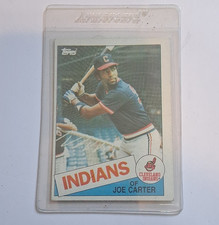 Topps Joe Carter Cleveland Indians MLB Baseball Card #694 1985 Base Set