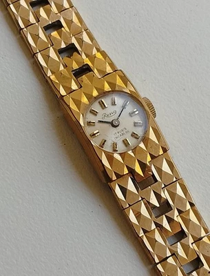 Reno Damenuhr Vintage Vergoldet Mechanische Handaufzug 17 Jewels Incabloc P12 - Bild 1 von 4